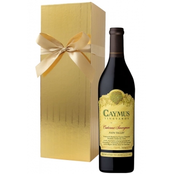 Caymus Napa Valley Cabernet Sauvignon with Gold Box