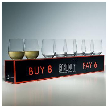 Riedel 'O' Chardonnay Stemless Wine Glasses