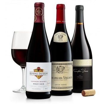 Red Wine Trio: Pinot Noir & French Gamay