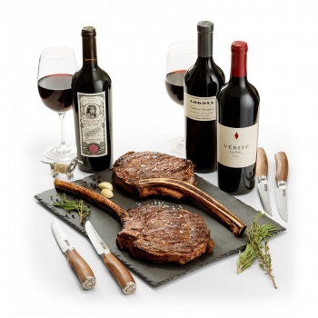 Three Exceptional California Red Wines, Steaks, and Steak Knives