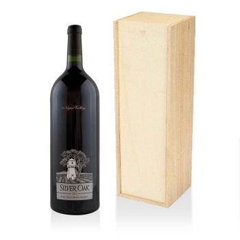 One Magnum of Silver Oak Napa Valley in a Wood Gift Crate