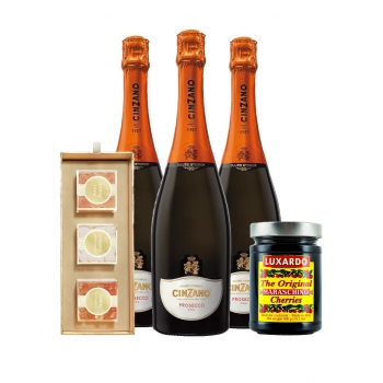 Three Bottles of Prosecco & Wine-Paired Gummies