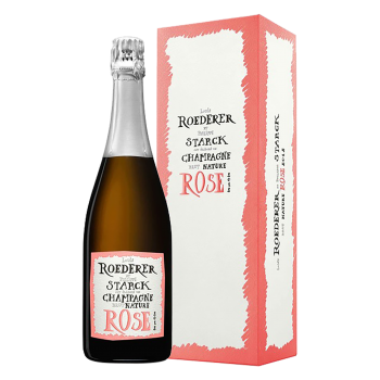 Louis Roederer et Phillipe Starck Brut Nature Rosé Champagne 2012 Limited Edition