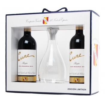 Cune Gran Reserva Rioja 2013 Decanter Gift Pack