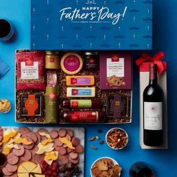 Father's Day Charcuterie & Chocolate with Wine with Gift Box