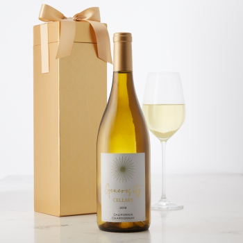 Generosity Cellars California Chardonnay with Gift Box
