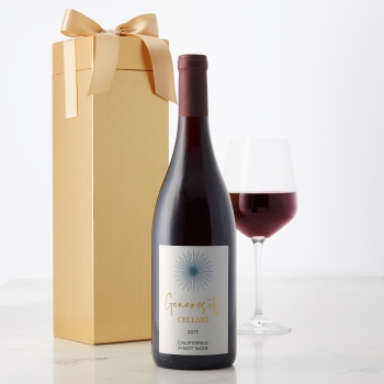 Generosity Cellars California Pinot Noir with Gift Box