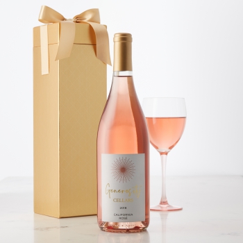 Generosity Cellars California Rosé Wine with Gift Box
