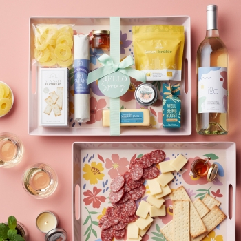 Hello Spring Gift Set with Wine