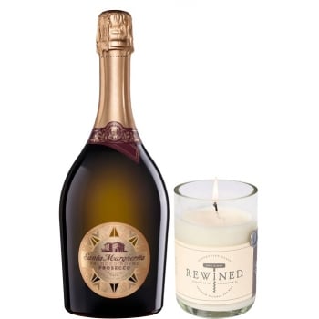 90 Point Prosecco & Candle by Rewined