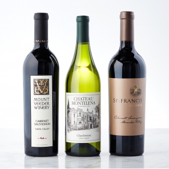 Taste of Napa Wine Gift Trio with Gift Box