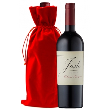 Josh Cellars Cabernet with Red Velvet Gift Bag